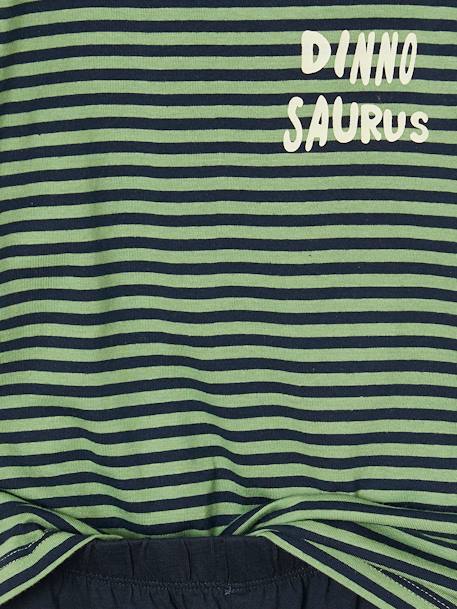 Pack of 2 Dino Pyjamas for Boys green 