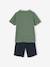 Pack of 2 Dino Pyjamas for Boys green 