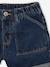 Girls' denim shorts - BASICS brut denim+light blue 