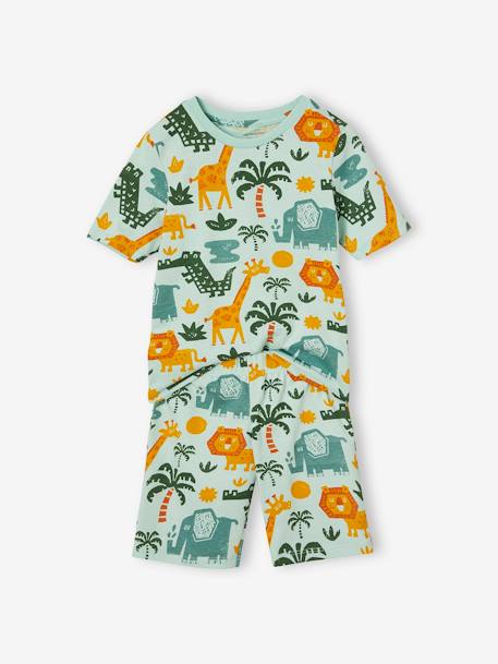 Pack of 2 Savannah Pyjamas for Boys petrol blue 