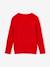 Knitted jumper for boys red 