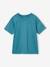 Pack of 3 plain boys' t-shirts - BASICS olive+sky blue 