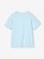 Pack of 3 plain boys' t-shirts - BASICS olive+sky blue 