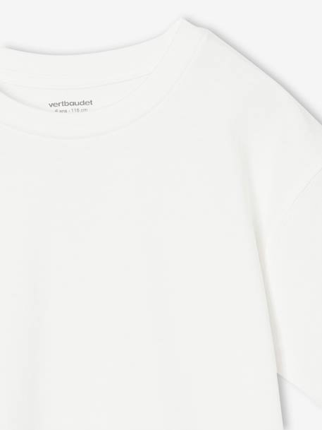 Pack of 3 plain boys' t-shirts - BASICS olive+sky blue 