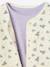 Printed Quilted Jacket & Dress Set for Girls rose+violet 
