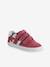 Leather Hook-&-Loop Trainers for Children raspberry pink+white 