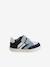 Soft Leather Hook-&-Loop Trainers for Babies, Designed for First Steps set blue 