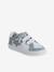 Leather Hook-&-Loop Trainers for Children raspberry pink+white 