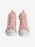 High-Top Trainers with Laces & Zip, for Children, Designed for Autonomy printed white 