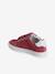 Leather Hook-&-Loop Trainers for Children raspberry pink+white 