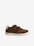 Leather Hook-&-Loop Trainers for Children, Designed for Autonomy brown 