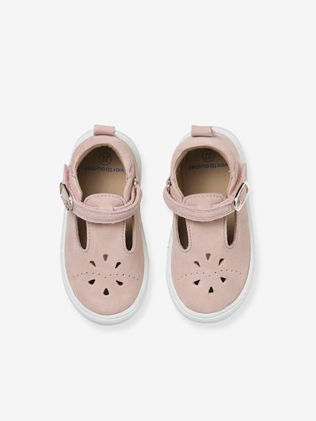 Leather Sandals for Babies rosy 