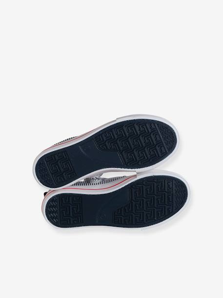 Striped Trainers with Laces & Zip, for Children striped blue 