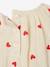 Printed baby blouse grey green+vanilla 