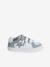 Leather Hook-&-Loop Trainers for Children raspberry pink+white 