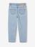 Girls' embroidered floral Mom jeans blue+light blue+medium blue 
