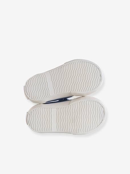 Hook-&-Loop Trainers in Printed Canvas, for Babies chambray blue 