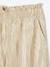 Occasion Wear Wide-Leg Lamé Trousers with Pleats for Girls gold 