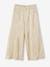 Occasion Wear Wide-Leg Lamé Trousers with Pleats for Girls gold 