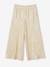 Occasion Wear Wide-Leg Lamé Trousers with Pleats for Girls gold 