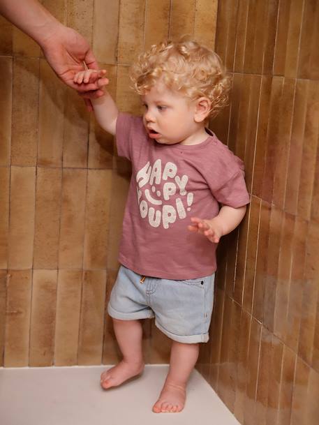 Denim Shorts for Babies BLUE MEDIUM WASCHED 