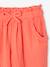 Cropped Cotton Gauze Trousers with Floral Print, for Girls anthracite+BLUE MEDIUM ALL OVER PRINTED+coral 