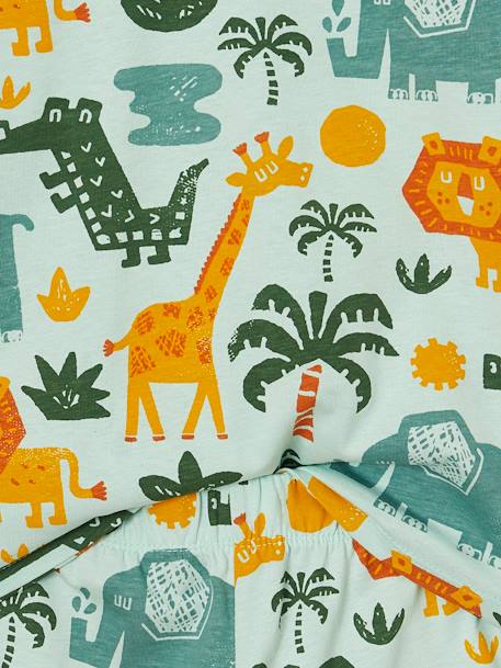 Pack of 2 Savannah Pyjamas for Boys petrol blue 