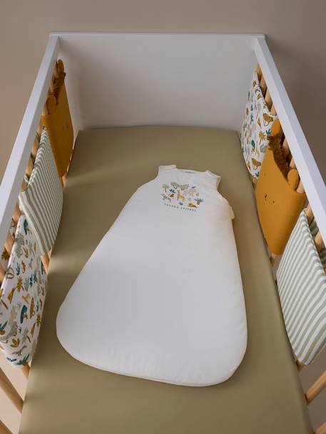 Sleeveless Sleeping Bag, SAVANA printed white 
