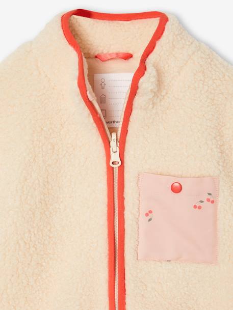 3-in-1 girls' parka pale pink 