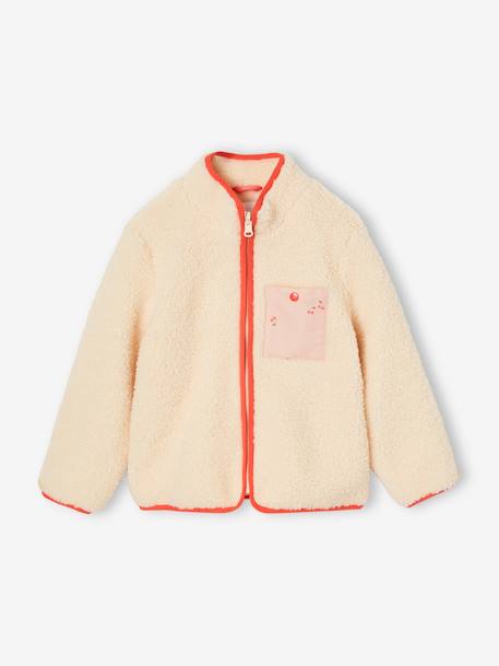 3-in-1 girls' parka pale pink 