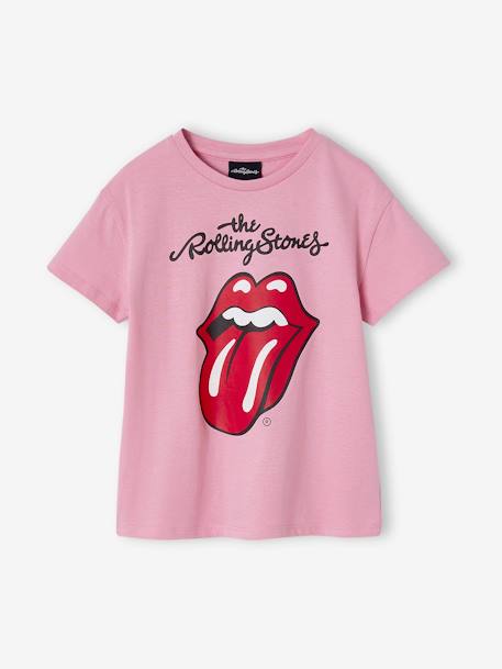 T-Shirt for Girls, The Rolling Stones® peony pink 