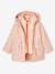 3-in-1 girls' parka pale pink 
