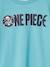 ONE PIECE Logo T-Shirt grey blue 