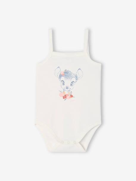 Pack of 2 Bodysuits with Thin Straps, DISNEY® Bambi, for Babies mint green 