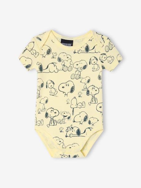 Pack of 2 Bodysuits for Babies, Snoopy Peanuts® pastel yellow 