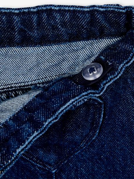 Button-up denim skirt for girls brut denim 