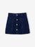 Button-up denim skirt for girls brut denim 