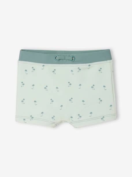 Swim Set: UV-Protection T-Shirt, Shorts & Bucket Hat for Babies mint green 
