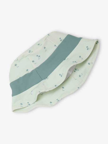 Swim Set: UV-Protection T-Shirt, Shorts & Bucket Hat for Babies mint green 