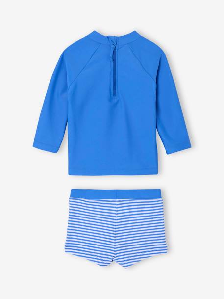 Baby Swim Set: UV-Protection T-Shirt & Shorts blue 