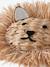 Lion wall trophy beige 