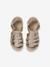 Multi-Strap Sandals for Children black+gold 