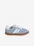Trainers with Laces & Zip for Kids raspberry pink+sky blue 