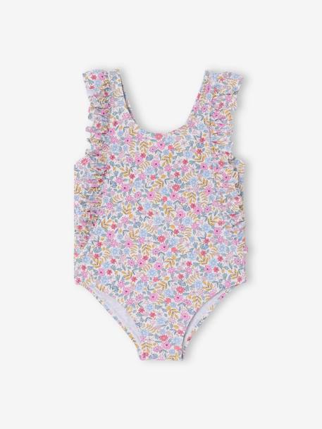 One-Piece Swimsuit for Girls ecru 