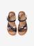 Fancy Leather Sandals for Children set blue 