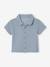 Short-Sleeved Shirt for Babies grey blue 