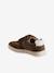 Leather Hook-&-Loop Trainers for Children, Designed for Autonomy brown 