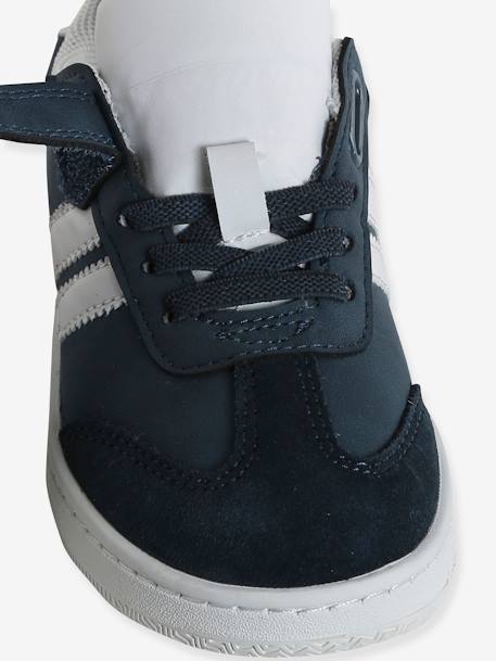 Lace-up & Hook-&-Loop Trainers for Children, Designed for Autonomy green+navy blue 