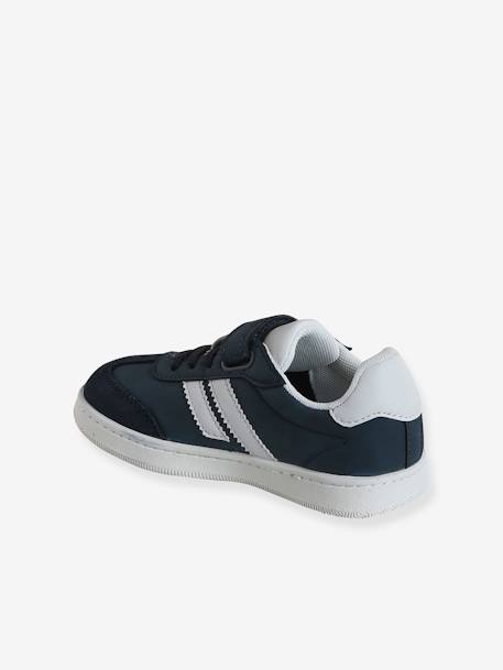 Lace-up & Hook-&-Loop Trainers for Children, Designed for Autonomy green+navy blue 
