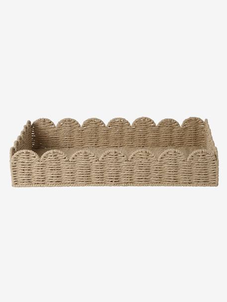 FESTON paper cord storage basket for changing table beige 